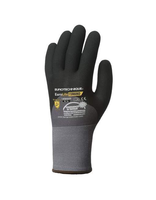 Gants nitrile noir à picots